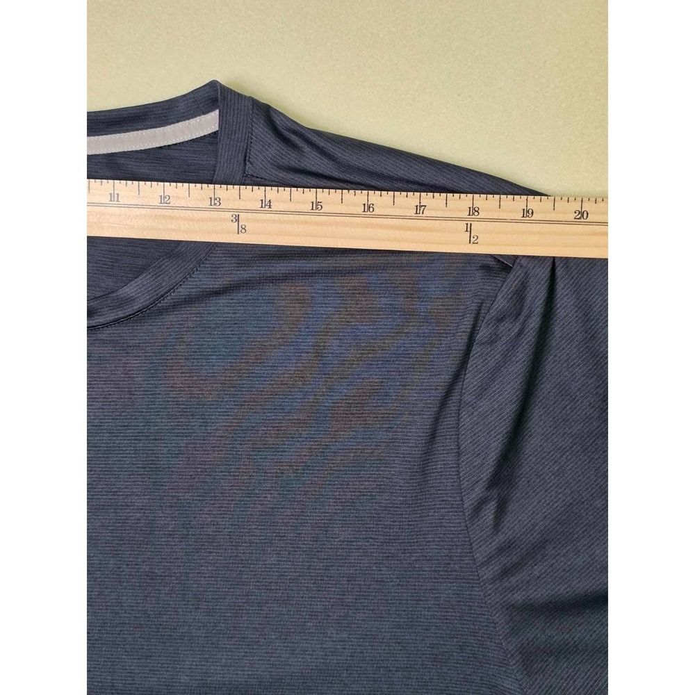 Berkley Jensen Men's T-Shirt Size XL Gray Plaid Wrinkle Free Classic Crew Neck‎ - Picture 4 of 8